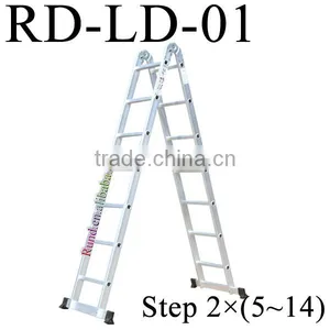 RD Aluminum Folding Climbing Rope Metal Bunk Beds Ladder thumbnail-1