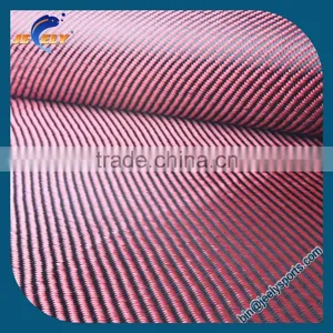 Aramid 1500D Carbon 3K Fiber Hybrid Woven Fabric Aramid Carbon Yarn Twill Weave Cloth 195g/m2 thumbnail-3