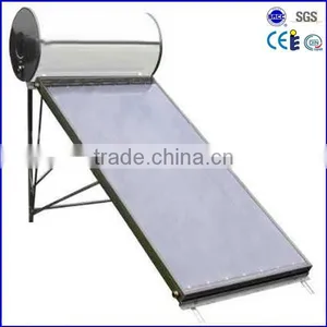 High Pressure Blue Titanium 100 Liter Flat Panel Solar Water Heater thumbnail-1