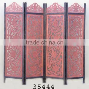 Solid Wooden 4 Pannel Screen Room Divider thumbnail-1
