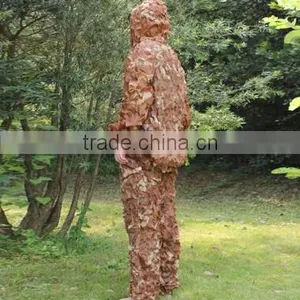 Military Hunting Birdwatching Sniper Ghillie Suit Desert Camouflage Set Clothes thumbnail-4