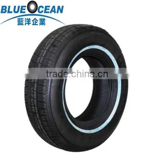 High Quality White Side Wall Tires for Pickup P-metric Tires P195/75R14 thumbnail-1