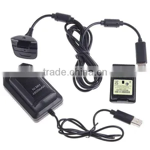 4800mAh Battery Pack & Charger Cable Kit For Xbox 360 thumbnail-1