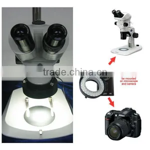 80 LED Camera Microscope Ring Light CE Illuminator Warm White 70mm Diameter 50 - 240mm Working Distance thumbnail-5