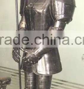 FULL SUIT OF ARMOR - MEDIEVAL KNIGHT CRUSADER SUIT OF ARMOR - WEARABLE ARMOR thumbnail-4