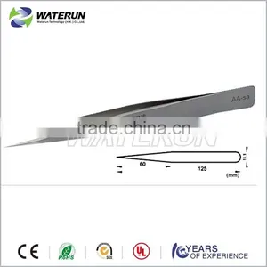 Vetus AA-SA Stainless Steel Pointed Precision Tweezers thumbnail-1