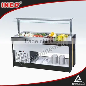 Open Salad Showcase Refrigerators/Cold Showcase Display Refrigerators/Seafood Freezer Showcase thumbnail-1