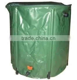 50Gallon Rain Water Barrel, PVC Waterproof Collapsible Rain Water Barrel thumbnail-1