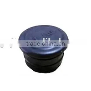 Black Plastic End Cap Hardware Fittings for Lean Pipe thumbnail-1
