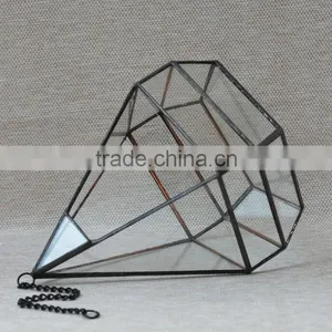 Micro Indoor Deocr Landscape Vase Hanging Geometric Glass Terrarium thumbnail-3