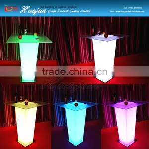 Glass Top Remote Control Led Dining Table thumbnail-2