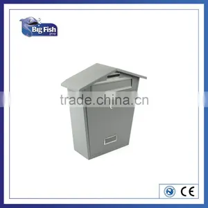 Steel Lockable Secure Outdoor Mail Post Box Wall Mounted thumbnail-1