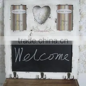 2016 New Antique Wooden Chalkboard With Photo Frames, Wooden Blackboard thumbnail-3