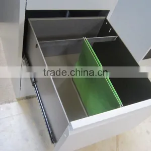Steel Metal 4 Drawer Vertical Filing Cabinet File Box A4 Hanging Cabinet thumbnail-5