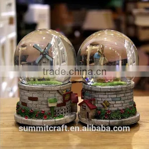 3d Resin Base Funny Custom Made Snow Globe Glass Snow Ball thumbnail-1