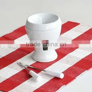 3pcs Porcelain Fondue Set thumbnail-1