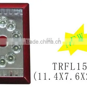 10-LED Square Shape Battery Operated Touch Light Push Tap Night Light thumbnail-1