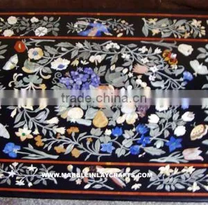 Inlaid Marble Stone Table Top Micro Mosaic Inlay Table Top thumbnail-1