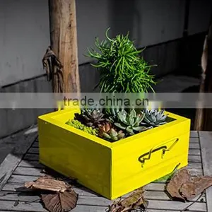Home & Garden Flower Plants Metal Square Planter thumbnail-2