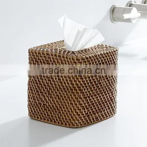 Natural Rattan Tissue Box thumbnail-1