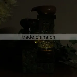 Brick Steps Tabletop Fountain With LED Light thumbnail-5