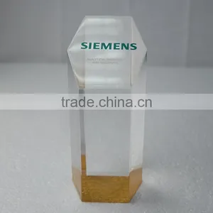 Custom Cylinder Bevel POP Acrylic Paperweigt thumbnail-1
