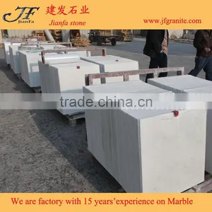 Pure White Polished Han White Jade Marble Tiles thumbnail-2