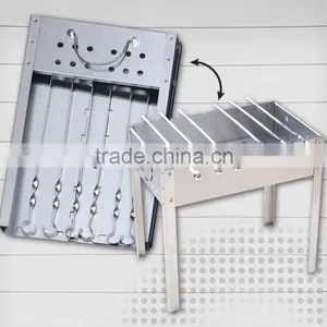 Hot Sale Cheaper Galvanized Sheet Folding Bbq thumbnail-1