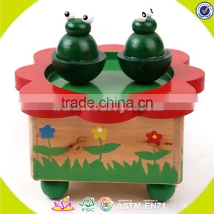Wholesale Baby Wooden Preschool Music Box Cute Kids Wooden Preschool Music Box Cheap Wooden Preschool Music Box W07B003 thumbnail-2
