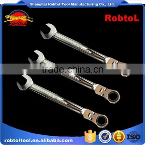10mm Ratchet Wrench Flexible Head Gear Spanner Combination Torque Chrome Vanadium Auto Repair Two Way thumbnail-5