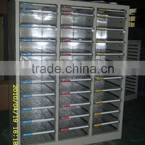 A4 Size Lockable Plastic Drawer Filing Cabinet thumbnail-4