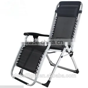 Metal Folding Zero Gravity Chair Portable Comfortable Camping Bed Beach Chair thumbnail-1
