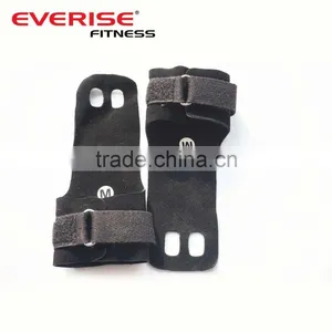 Leather Hand Pull Up Grips Workout Hand Gloves for Gym thumbnail-4