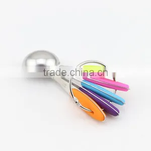 Colorful Handle Stainless Steel 5pcs Measuring Spoon Set thumbnail-3