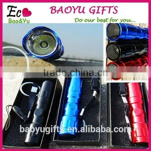 2000 Lumen XML T6 Zoomable Mini LED Flashlight Torch Adjustable Focus Zoom Camping Outdoor Flash Light Lamp thumbnail-1