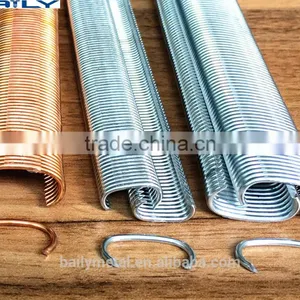 BAILY SUPPLY C17 C24 C30 C45 15GA 16GA High Quality Hog Ring Nails for Mattress Net Clip Gun thumbnail-1