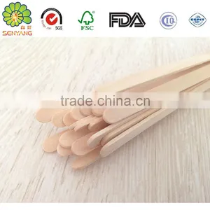 Food Safty Glass Stick Birch Wood Milk Stirrer thumbnail-3