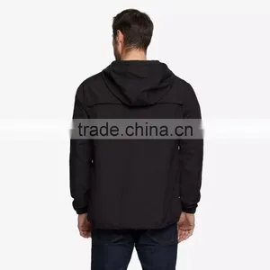 Pullover Style Waterproof Winder Water Resistant Nylon Windbreaker Jacket thumbnail-5