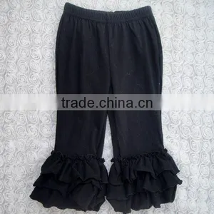 China Product and Low Price Wholesale Best Selling Boutique Cotton Ruffle Pants for Baby Kids for Spring and Autumn Wearing thumbnail-1