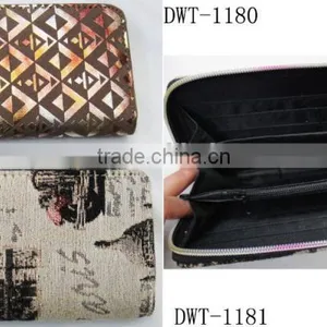 2017 Hot Lady Designer Canvas Cotton Hand Wallet thumbnail-4