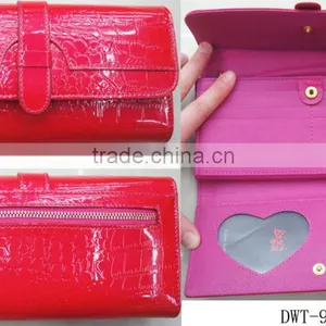 Fashion New Croco Cowhide Genuine Leather Popular Wallet thumbnail-1