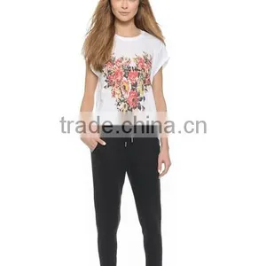 Fashion Cultivate One's Morality Button Placket Sweatpants With Rib Bottom and Elastic Waistline thumbnail-1