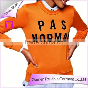 Beautiful Girl Orange Heat Press Sleeve Printing Nylon Hoodies thumbnail-1