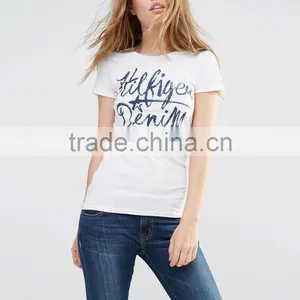 OEM Customized Shirts for Women T-shirt Custom t Shirt Printing Girls Printed t Shirts thumbnail-1