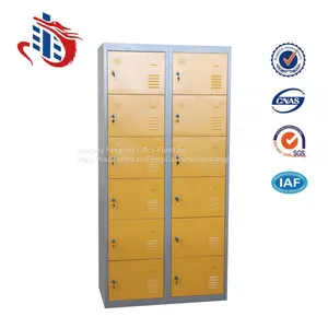 Steel Almirah Designs 12 Door Public Clothes Storage Locker thumbnail-1