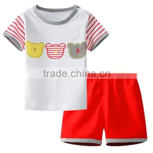 Children Clothing 2016 Baby Kids Apparel Fashion Outfits Infant Cotton Clothes Sets thumbnail-1