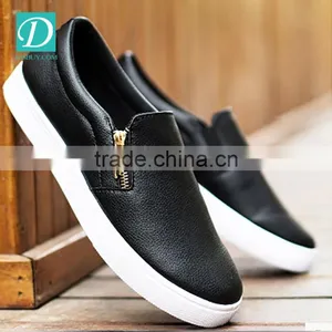 Fashion Designer Black Dress Shoes With Zipper thumbnail-4