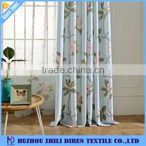 Fashion Style Floral Designs Curtains Fabrics For Living Room thumbnail-5