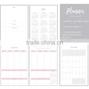 Customize A4/A5/A6 Different Kinds of Planner /noteboo/diary Planner /wire-o Planner With Emboss/deboss Logo , thumbnail-2