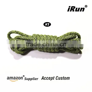 2017 Mix-Colored Pattern Hiking Skate Shoes Rope Laces - 130 CM Long Yeezy Round Laces for Climbing Boots - Retail Packaging thumbnail-3